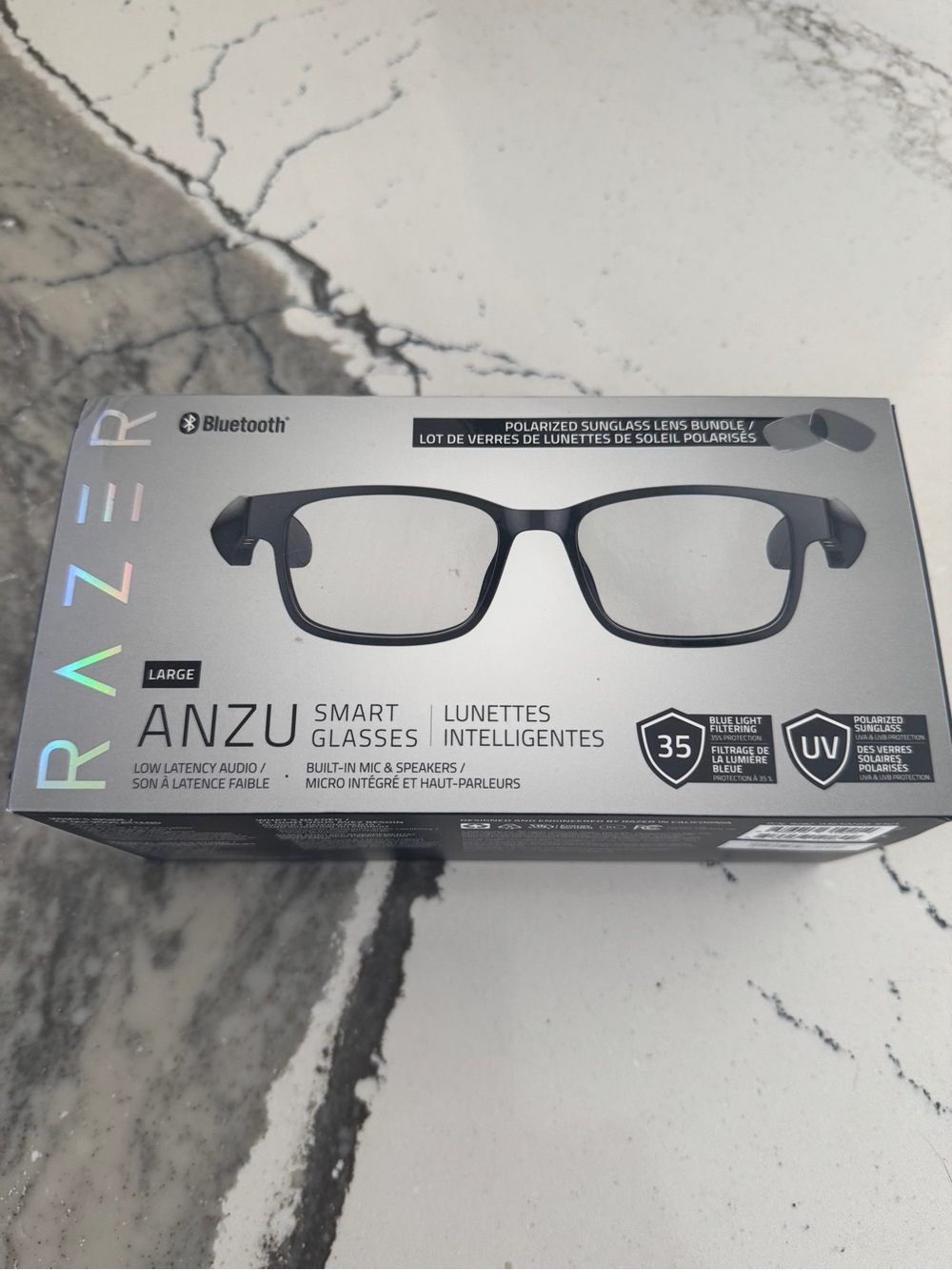 Razer Anzu Smart Glasses - Black Frame